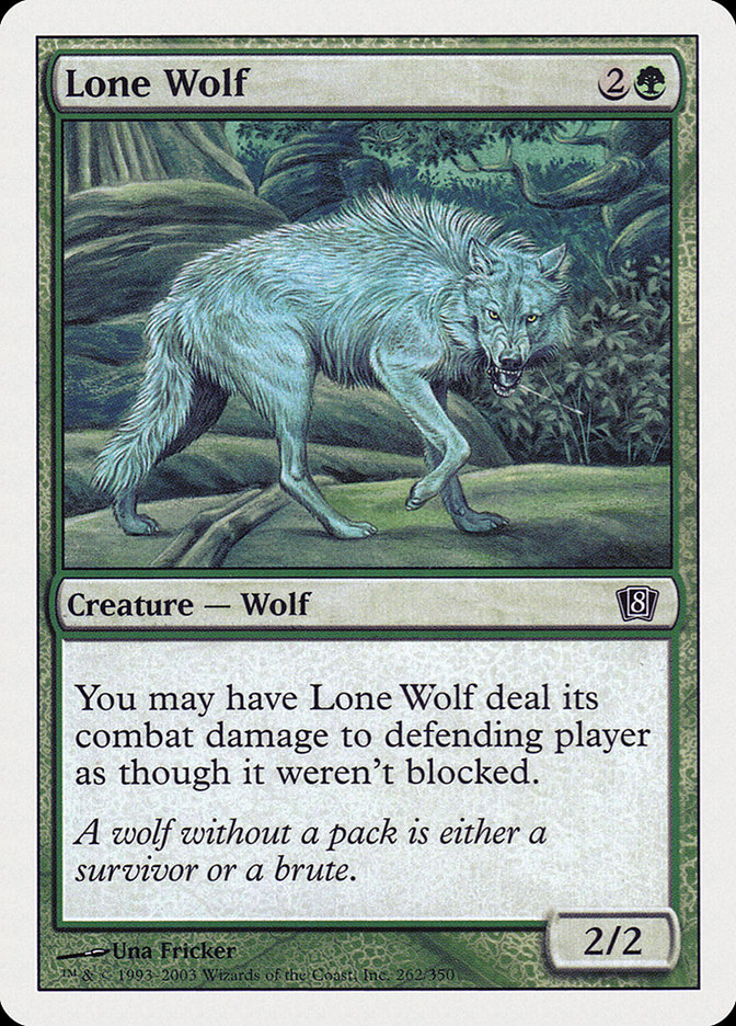 MTG: 8th Edition 262: Lone Wolf 