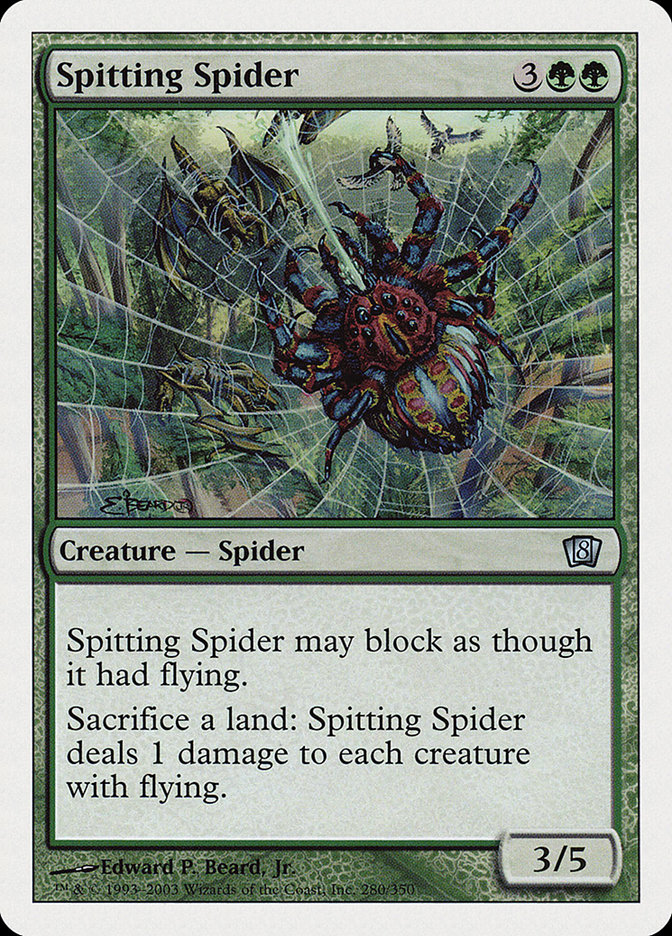 MTG: 8th Edition 280: Spitting Spider 