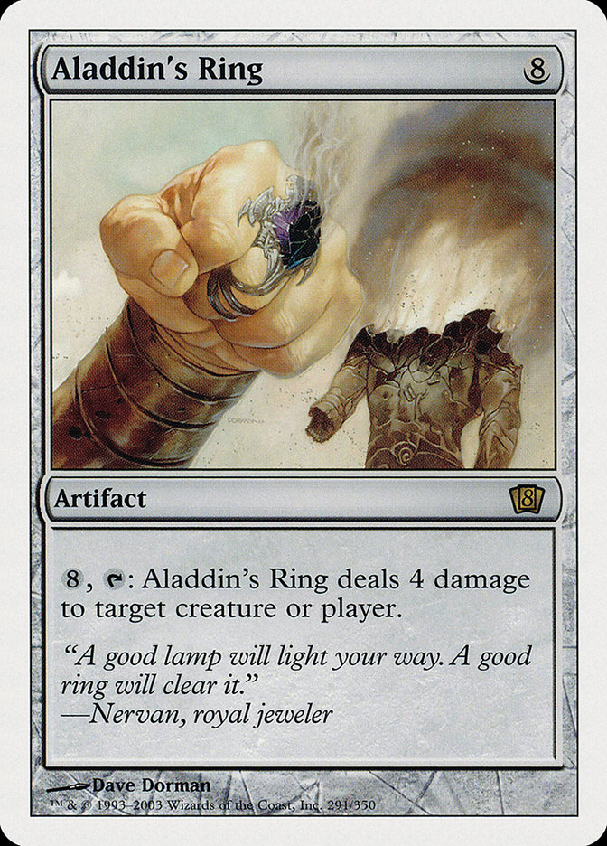 MTG: 8th Edition 291: Aladdins Ring 