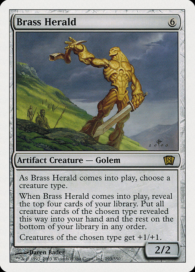 MTG: 8th Edition 293: Brass Herald 