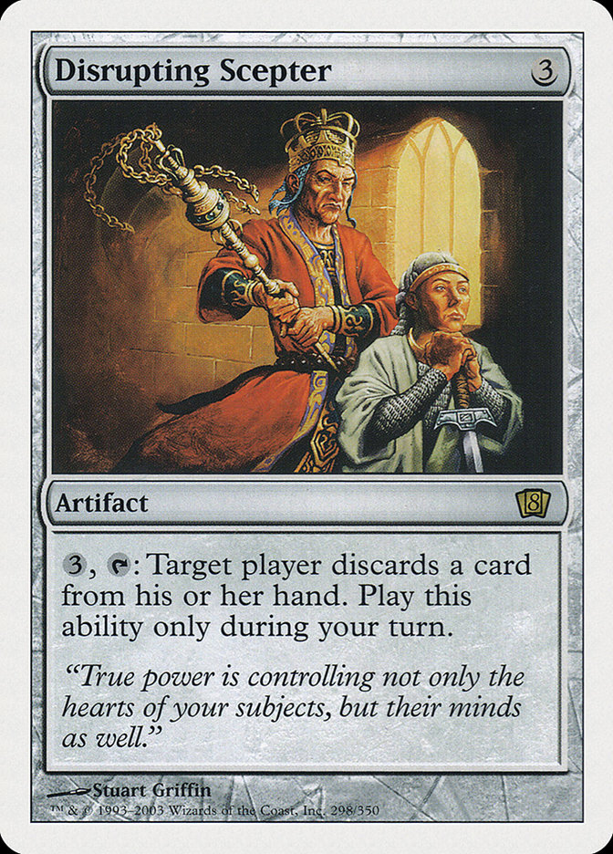 MTG: 8th Edition 298: Disrupting Scepter 