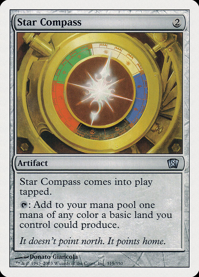MTG: 8th Edition 315: Star Compass 