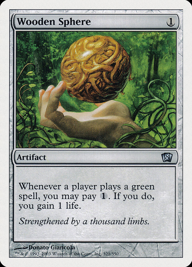 Magic: 8th Edition 321: Wooden Sphere 