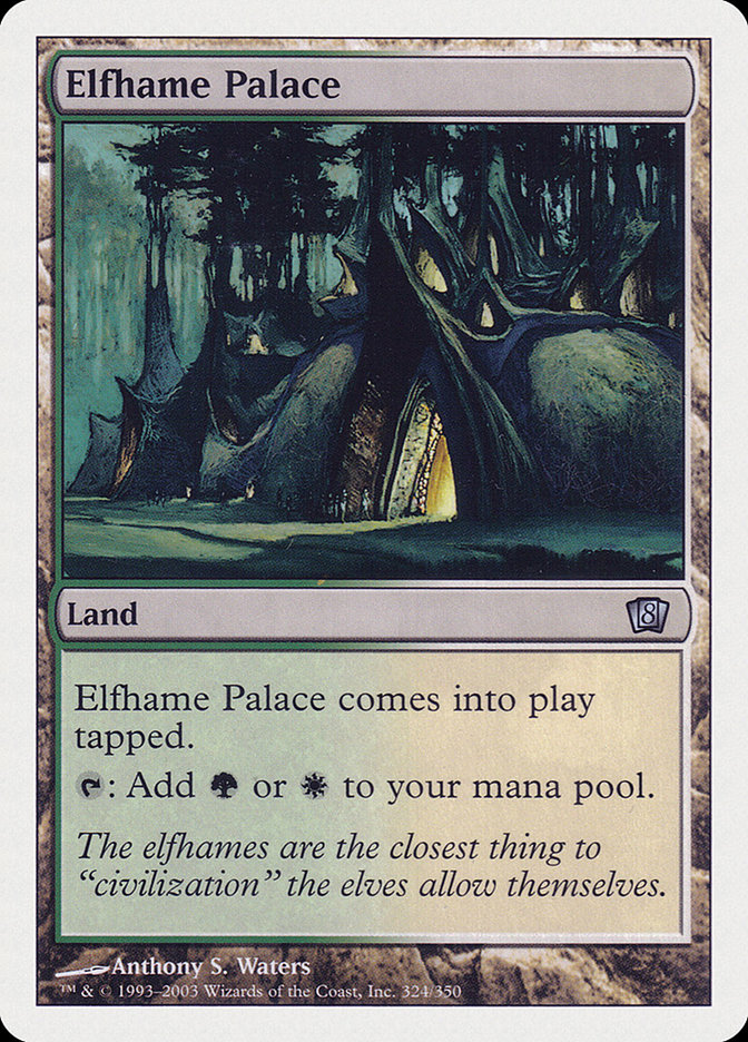 MTG: 8th Edition 324: Elfhame Palace 