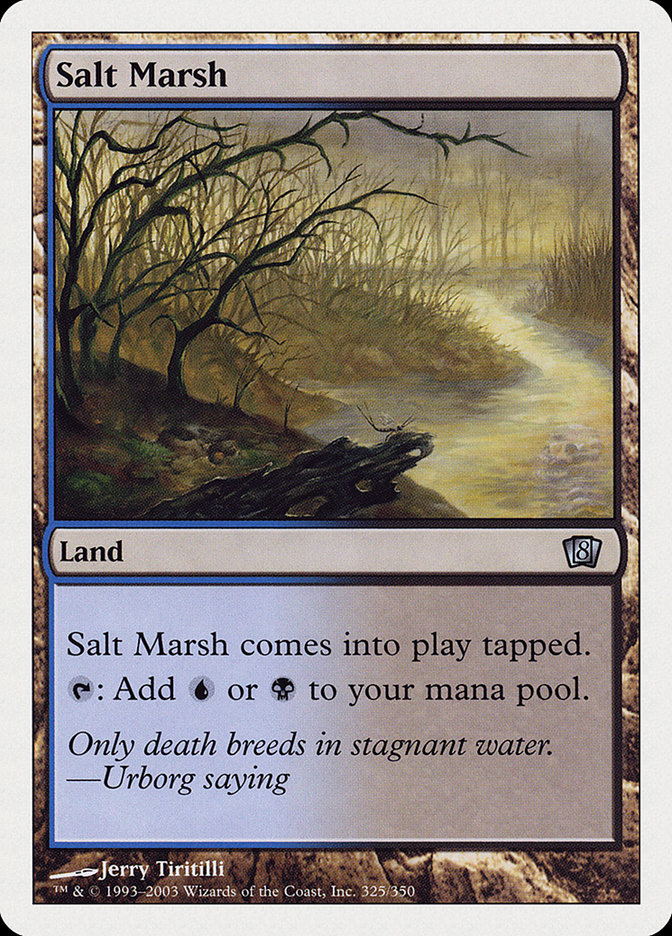 MTG: 8th Edition 325: Salt Marsh 