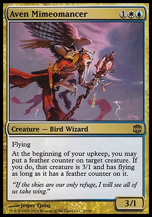 MTG: Alara Reborn 002: Aven Mimeomancer 