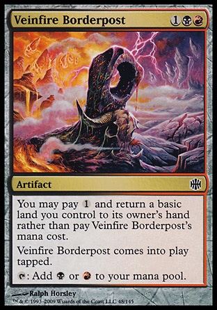 MTG: Alara Reborn 048: Veinfire Borderpost 