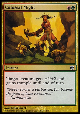 MTG: Alara Reborn 051: Colossal Might 