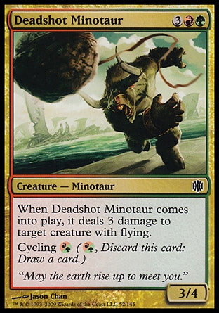MTG: Alara Reborn 052: Deadshot Minotaur 
