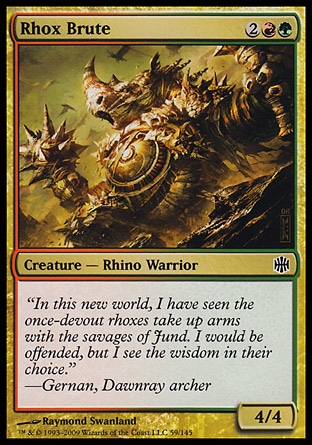 MTG: Alara Reborn 059: Rhox Brute 