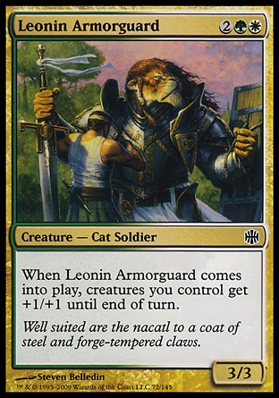 MTG: Alara Reborn 072: Leonin Armorguard 
