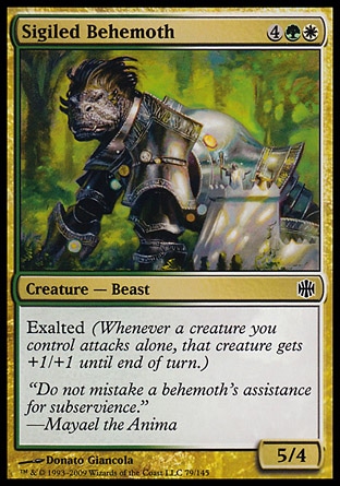 MTG: Alara Reborn 079: Sigiled Behemoth 