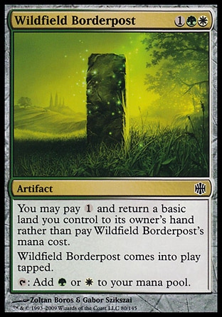 MTG: Alara Reborn 080: Wildfield Borderpost 