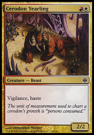 MTG: Alara Reborn 096: Cerodon Yearling 