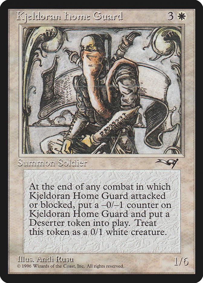 MTG: Alliances 008: Kjeldoran Home Guard 