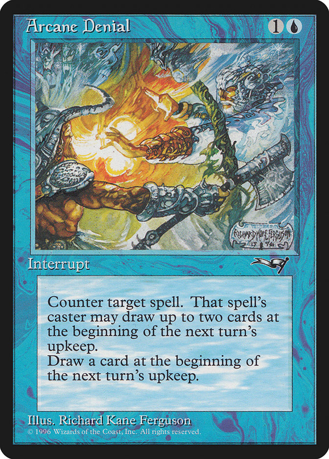 MTG: Alliances 022a: Arcane Denial 