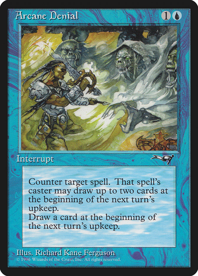 MTG: Alliances 022b: Arcane Denial 