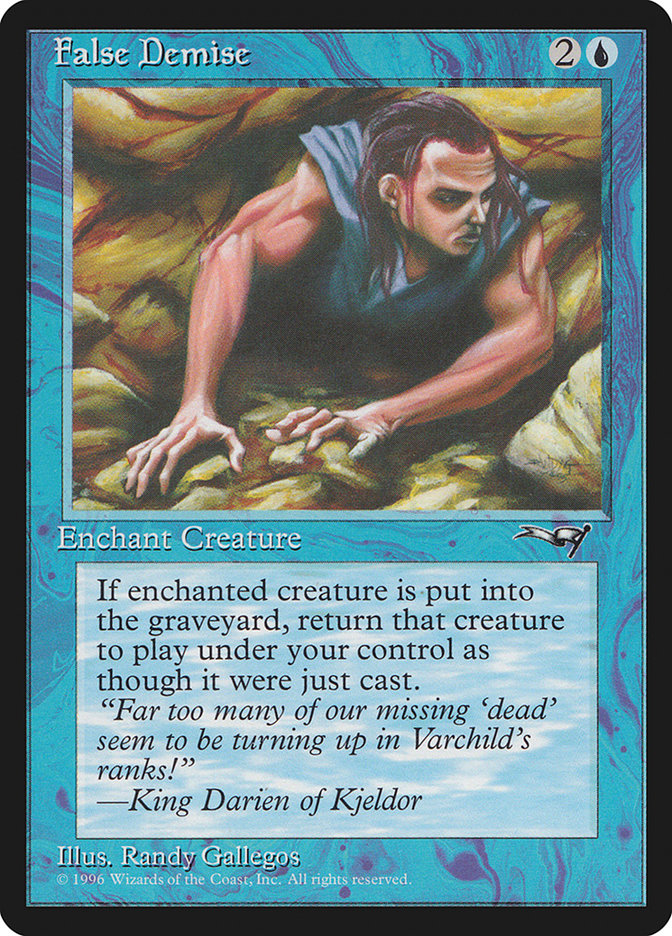 MTG: Alliances 027a: False Demise 