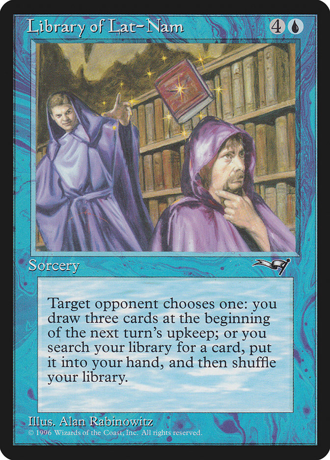 MTG: Alliances 031: Library of Lat-Nam 