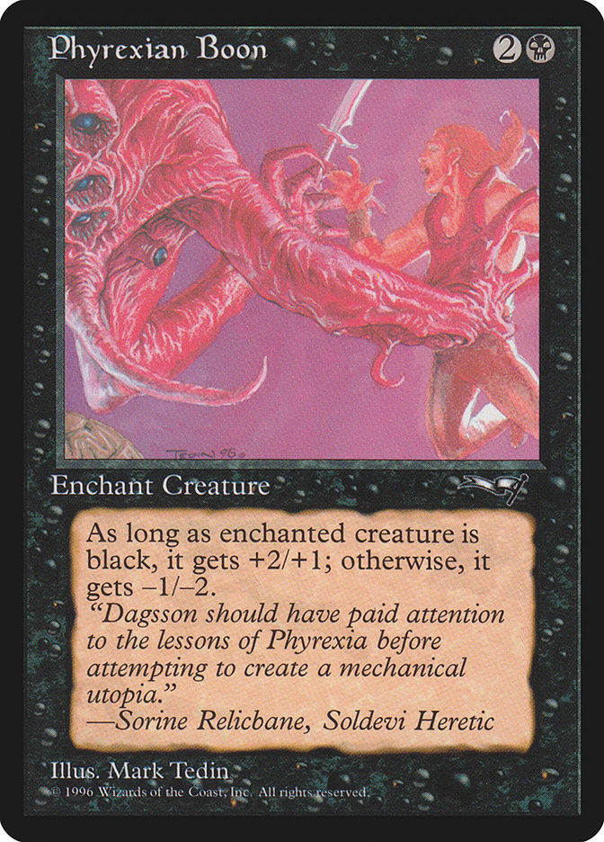MTG: Alliances 058b: Phyrexian Boon (Male) 