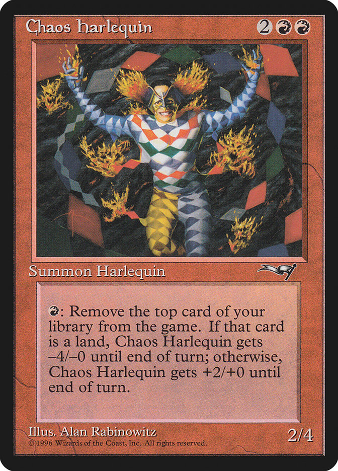 MTG: Alliances 069: Chaos Harlequin 