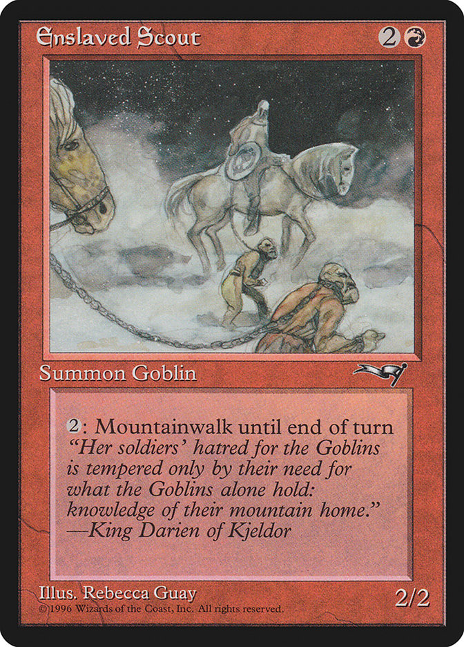 MTG: Alliances 071a: Enslaved Scout (Horses) 