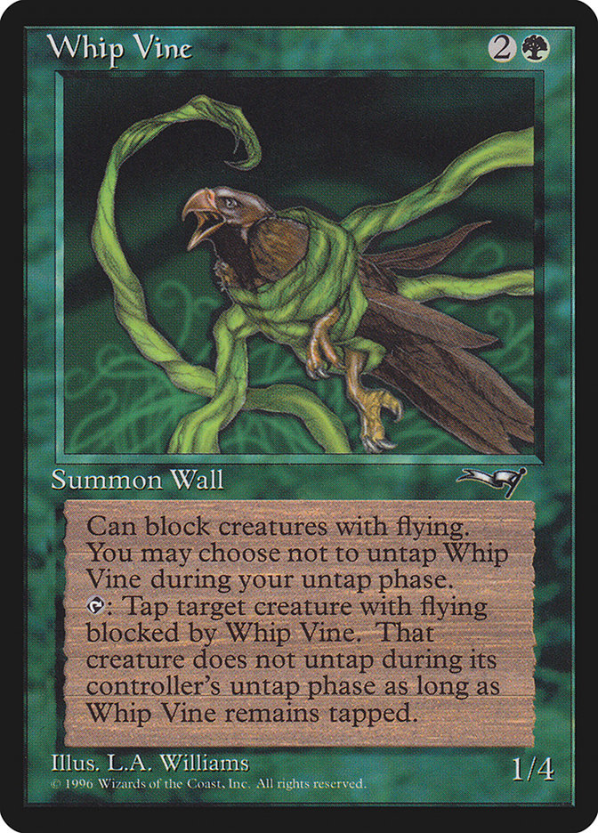 MTG: Alliances 103b: Whip Vine (Bird) 