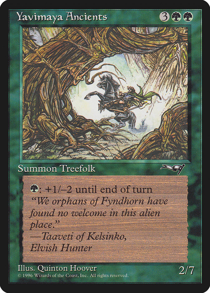 MTG: Alliances 104b: Yavimaya Ancients (Horse) 