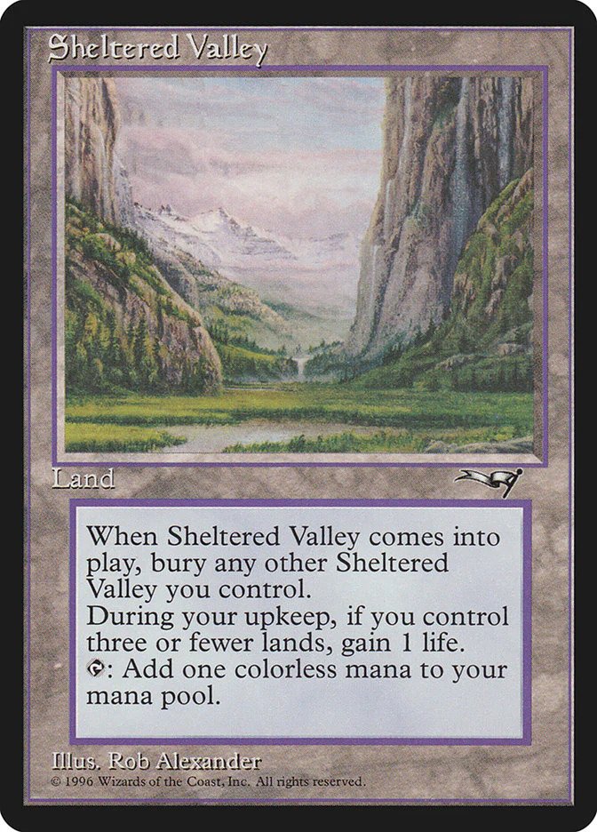 MTG: Alliances 142: Sheltered Valley 