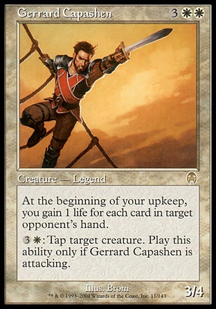 MTG: Apocalypse 011: Gerrard Capashen 