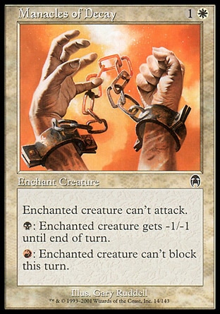 MTG: Apocalypse 014: Manacles of Decay 