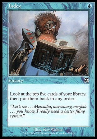 MTG: Apocalypse 025: Index 