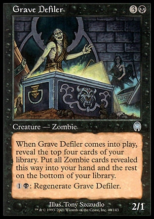 MTG: Apocalypse 040: Grave Defiler 