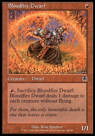 MTG: Apocalypse 056: Bloodfire Dwarf 