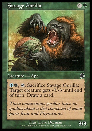 MTG: Apocalypse 085: Savage Gorilla 