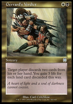 MTG: Apocalypse 102: Gerrards Verdict 
