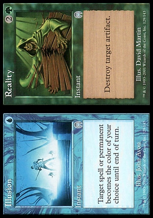 MTG: Apocalypse 129: Illusion // Reality 