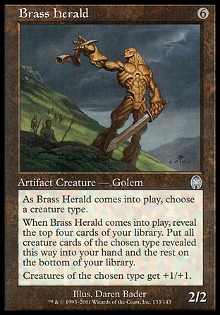 MTG: Apocalypse 133: Brass Herald 