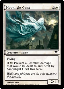 MTG: Avacyn Restored 029: Moonlight Geist 