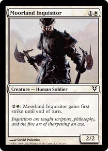 MTG: Avacyn Restored 030: Moorland Inquisitor 