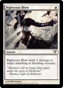 MTG: Avacyn Restored 034: Righteous Blow 