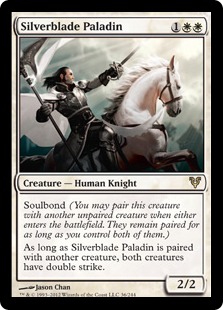 Magic: Avacyn Restored 036: Silverblade Paladin (Buy a Box Promo FOIL) 