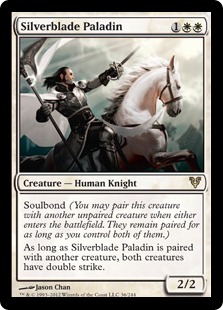 MTG: Avacyn Restored 036: Silverblade Paladin 