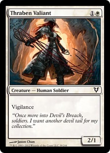 MTG: Avacyn Restored 039: Thraben Valiant 