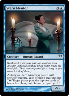 MTG: Avacyn Restored 077: Stern Mentor 