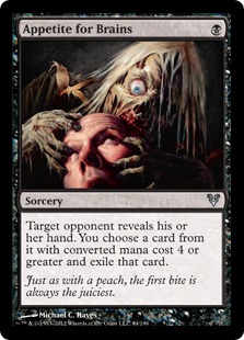 MTG: Avacyn Restored 084: Appetite for Brains 