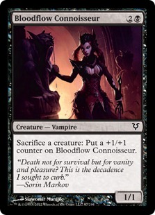 MTG: Avacyn Restored 087: Bloodflow Connoisseur 