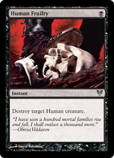 MTG: Avacyn Restored 109: Human Frailty 