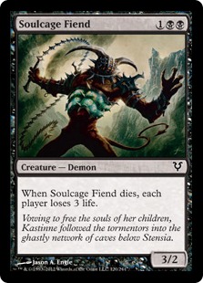 MTG: Avacyn Restored 120: Soulcage Fiend 