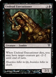 MTG: Avacyn Restored 123: Undead Executioner 